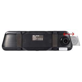BLACKBOX DVR F610 BLOW video recorder, 10" screen mirror + reversing camera