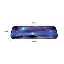 BLACKBOX DVR F610 BLOW video recorder, 10" screen mirror + reversing camera