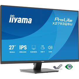 iiyama ProLite X2793QSU-B1 computer monitor 68.6 cm (27") 2560 x 1440 pixels Quad HD LED Black