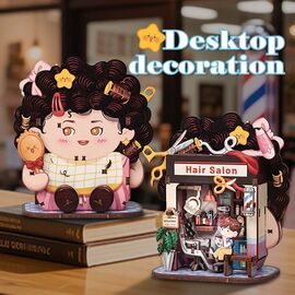 TALEBOX CORNER - Mini House Kit - Hair Salon - 53pc