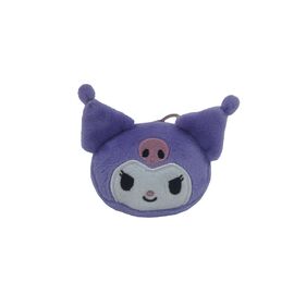 KUROMI - Head - Purple - Mini Keyring Plush