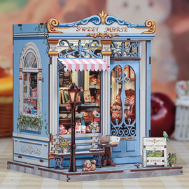 MINIATURE HOUSE - DIY- Sweet Marie - 242pc + LED Light