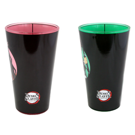 DEMON SLAYER - Tanjiro & Nezuko - 2 XXL Pint Glass 473ml Black