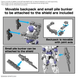 30MM - 1/144 Option parts set 19 (Multi Shield) - Model Kit