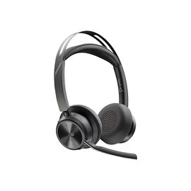 HP - Poly Voyager Focus 2 MS Stereo W. Stand USB-C/A /