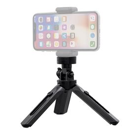 Mini tripod selfie stick holder for phone camera GoPro 16 - 21 cm black