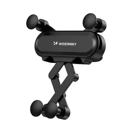 Wozinsky gravity car phone holder for air vent black (WCH-05)