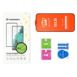 Wozinsky Tempered Glass Full Glue Super Tough Screen Protector Full Coveraged with Frame Case Friendly for Nokia 2.4 black
