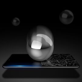 Dux Ducis Curved Glass Tempered glass for Honor 60 Pro with a black frame