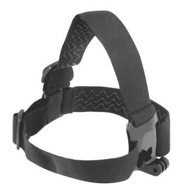Headband for GoPro, DJI Osmo Action, EKEN, SJCam, Insta360 action cameras + long mounting screw black