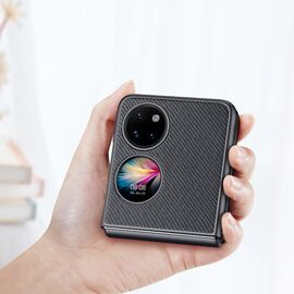 Dux Ducis Fino case is made of nylon material Huawei P50 Pocket black