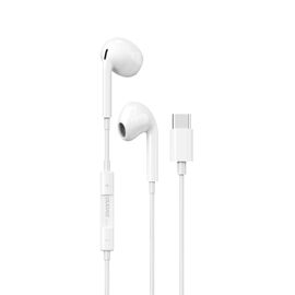 Dudao In-Ear Headphones with USB Type-C Connector White (X14PROT)