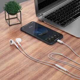 Dudao In-Ear Headphones with USB Type-C Connector White (X14PROT)