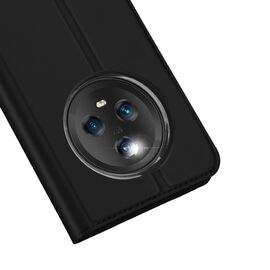 Dux Ducis Skin Pro case for Honor Magic5 flip cover card wallet stand black