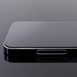 Full Screen Tempered Glass with Frame Case Friendly Wozinsky Full Glue iPhone 15 Pro - Black