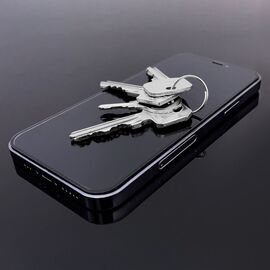 Full Screen Tempered Glass with Frame Case Friendly Wozinsky Full Glue iPhone 15 Pro - Black