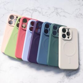 MagSafe compatible silicone case for iPhone 15 Plus Silicone Case - navy blue