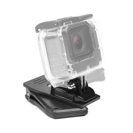 Holder with clip for mounting for GoPro