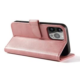 Magnet Case for Samsung S24 Plus with flap and wallet - pink