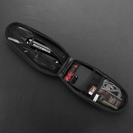 Rockbros B60 waterproof bicycle bag for frame - black