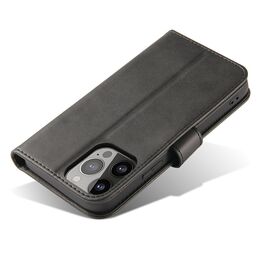 Magnet Case for Huawei Nova 12 Pro with flap and wallet - black