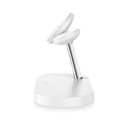 Tech-Protect A12 3in1 MagSafe Inductive Charger for Smartphone/Headphones/Smartwatch - White