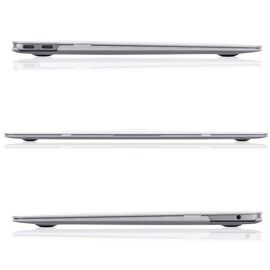 Tech-Protect SmartShell Case for MacBook Air 13" M2 / M3 / 2022-2024 - Clear-Glitter