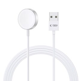 Tech-Protect UltraBoost Magnetic Inductive Charger with USB-A Connector for Apple Watch 1.2m - White