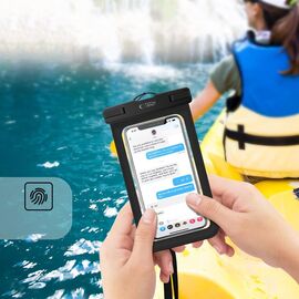 Tech-Protect Waterproof Case UWC9 waterproof for devices up to 8.9" - black and orange