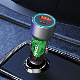 Dudao R4T 25W USB-A / USB-C Car Charger - Gray