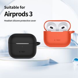 Tech-Protect Silicone Hook Case for Apple AirPods 3 - Orange