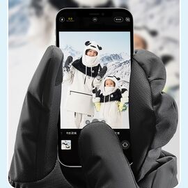 Qunature Full Length Ski Gloves Size M - Black