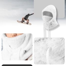 Qunature Arctic Velvet Ski Balaclava Size M - White