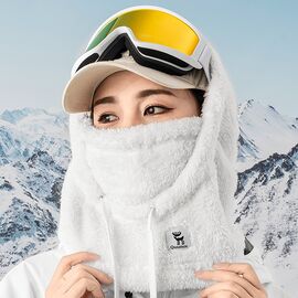 Qunature Arctic Velvet Ski Balaclava Size L - White