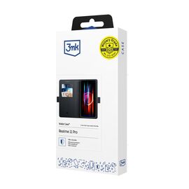 3mk Wallet Case for Realme 11 Pro - Black