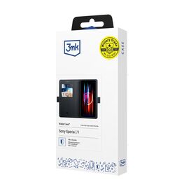 3mk Wallet Case for Sony Xperia 1 V - Black