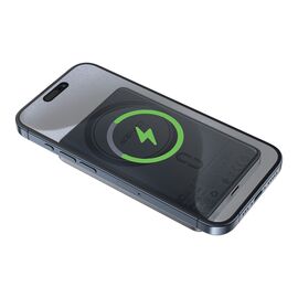 Powerbank Acefast M12-10000 PD20W ultra-slim, MagSafe compatible - black