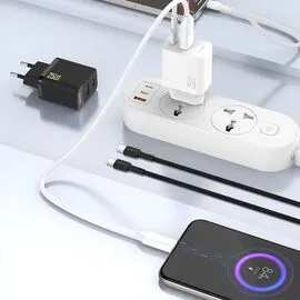 Dudao A27 25W GaN USB-C Wall Charger - Black