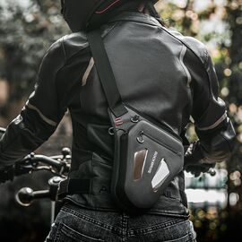 Rockbros Motorcycle Bag for Leg, Thigh, Waist, Shoulder - Black