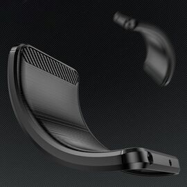 Carbon Case flexible silicone for Xiaomi 15 - black