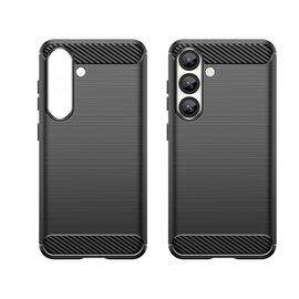 Carbon Case Flexible Silicone for Xiaomi Note 14 Pro 5G - Black