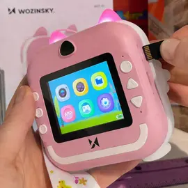 Wozinsky WDT-01 Thermal Printer Camera for Kids - Pink