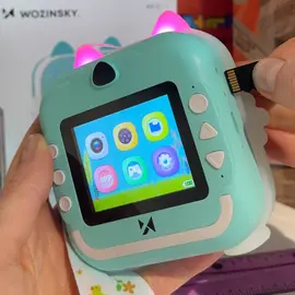 Wozinsky WDT-02 Thermal Printer Camera for Kids - Blue