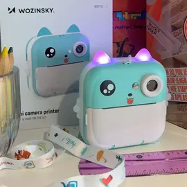 Wozinsky WDT-02 Thermal Printer Camera for Kids - Blue