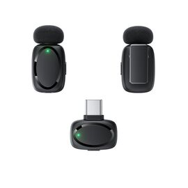 Acefast R2 Wireless Lavalier Microphones - Black