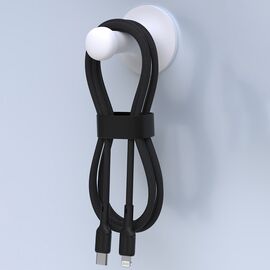 Dudao L9X 30W USB-C - Lightning Cable 1m - Black