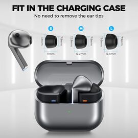 Tech-Protect Ear Tips for Samsung Galaxy Buds 3 Pro in sizes S / M / L - black (3 pcs.)