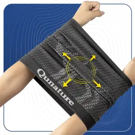 Qunature 11230014002 ski scarf, sports bandana, universal size - black