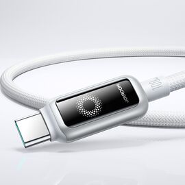Joyroom S-A55 StarFlight 100W USB-C - USB-C Cable 1.2m - White