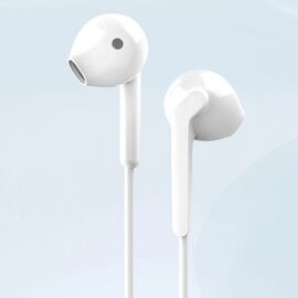 Dudao X3 in-ear headphones, wired, 3.5mm minijack - white